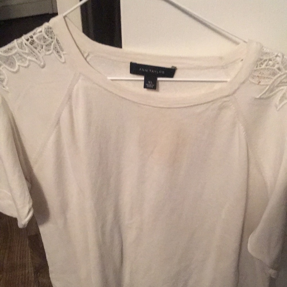 Anne Taylor short sleeves designed top XL